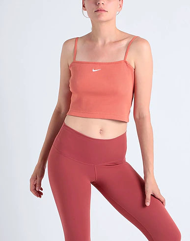 Haut court côtelé Nike Essential pour femme
