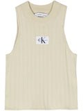 Debardeur Calvin Klein vert brun