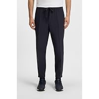 Pantalon BOSS T-Flex bleu foncé 402