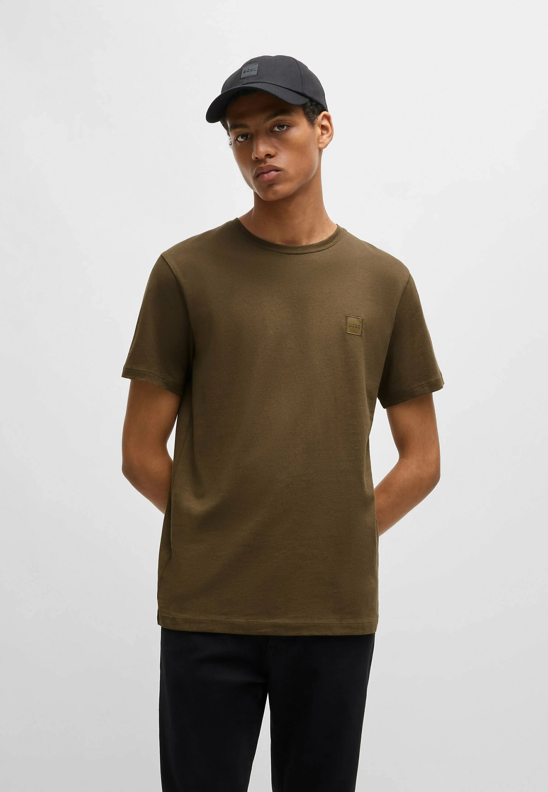 BOSS TALES - T-shirt basique - vert foncé