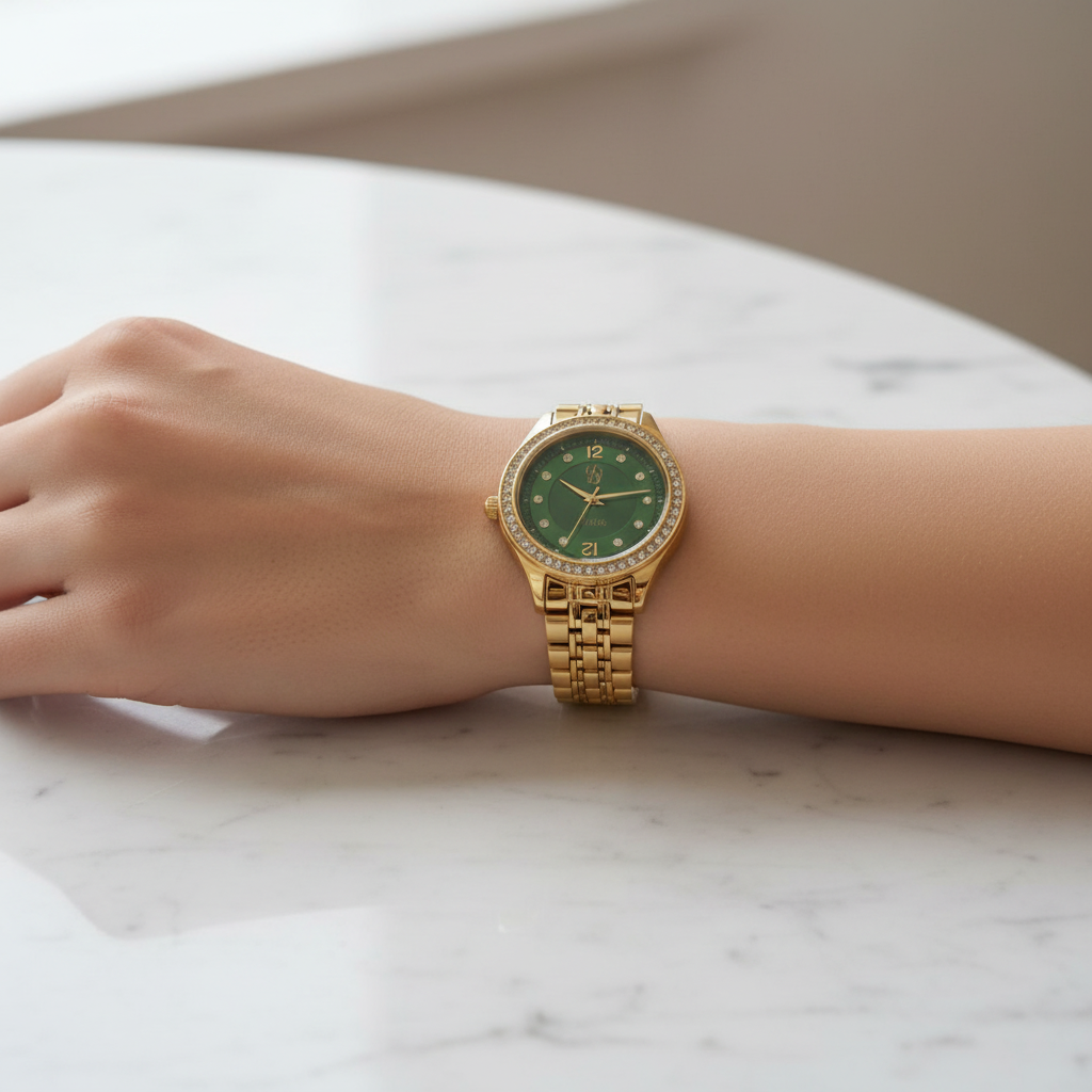 GG Luxe Uhr Lifestyle am Handgelenk