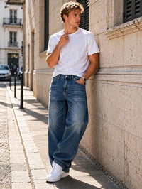 Jean coupe Ballon Bleu lhomme